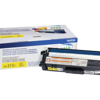 Brother TN315Y - Alto rendimiento - amarillo - original - cartucho de tóner - para Brother HL-4150CDN, HL-4570CDW, HL-4570CDWT, MFC-9460CDN, MFC-9560CDW, MFC-9970CDW