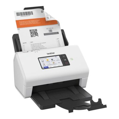 Brother ADS-4900W - Escáner de documentos - CIS dual - a dos caras - A4 - 600 ppp x 600 ppp - hasta 60 ppm (mono) / hasta 60 ppm (color) - Alimentador automático de documentos (ADF) (100 hojas) - USB 3.0, LAN, Wi-Fi(n)