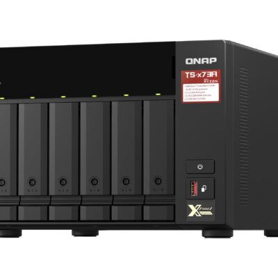 QNAP TS-673A - Servidor NAS - 6 compartimentos - SATA 6Gb/s - RAM 8 GB - 2.5 Gigabit Ethernet