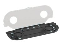 Panduit Opticom Fiber Optic Rack Mount Splice Enclosure - Soporte para conector de fibra óptica - negro
