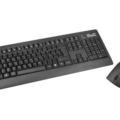 Klip Xtreme KCK-265S - Juego de teclado y ratón - inalámbrico - 2.4 GHz - impermeable