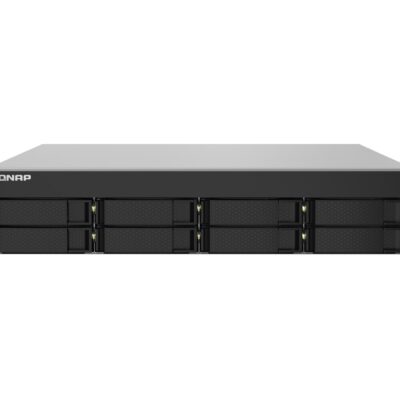 QNAP TS-832PXU-RP - Servidor NAS - 8 compartimentos - montaje en bastidor - SATA 6Gb/s - RAID RAID 0, 1, 5, 6, 10, 50, JBOD, 60 - RAM 4 GB - 2.5 Gigabit Ethernet / 10 Gigabit Ethernet - iSCSI soporta - 2U
