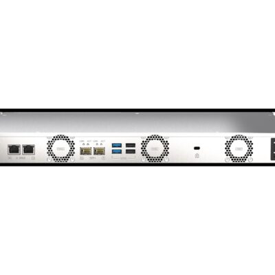 QNAP TS-435XeU - Servidor NAS - montaje en bastidor - SATA 6Gb/s - RAID 0, 1, 5, 6, 10, JBOD - RAM 4 GB - Gigabit Ethernet / 2.5 Gigabit Ethernet / 10 Gigabit Ethernet - iSCSI soporta - 1U