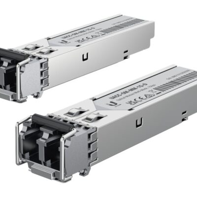 Ubiquiti UACC-OM-MM-1G-D - Módulo de transceptor SFP (mini-GBIC) - 1GbE - LC de modos múltiples - hasta 550 m - 850 nm (paquete de 2)
