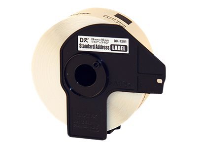 Brother DK1201 - Papel - 29 x 90.3 mm 400 etiquetas de direcciones - para Brother QL-1050, 1060, 1100, 1110, 500, 550, 570, 580, 650, 700, 710, 720, 800, 810, 820