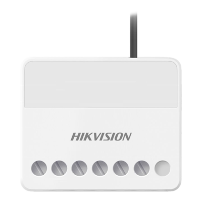 Hikvision AX PRO DS-PM1-O1L-WB - Módulo de relé - inalámbrico - 433 MHz RF protocol - blanco