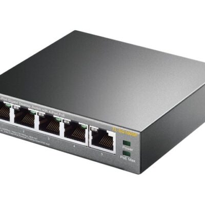 TP-Link TL-SG1005P - Conmutador - sin gestionar - 4 x 10/100/1000 (PoE) + 1 x 10/100/1000 - sobremesa - PoE (56 W)