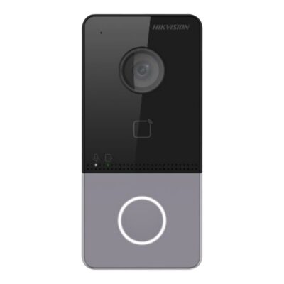 Hikvision DS-KV6113-WPE1 - Terminal de control de acceso con cámara - inalámbrico, cableado - Wi-Fi - 2.4 Ghz - 10/100 Ethernet