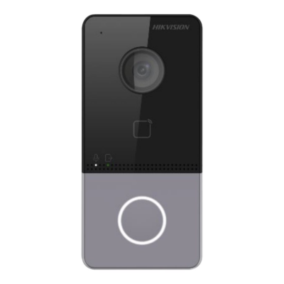 Hikvision DS-KV6113-WPE1 - Terminal de control de acceso con cámara - inalámbrico, cableado - Wi-Fi - 2.4 Ghz - 10/100 Ethernet