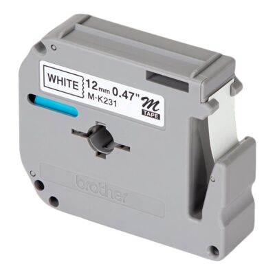 Brother - Rollo (1,2 cm x 8 m) cinta no laminada - para Brother PT-45; P-Touch PT-100, 110, 45, 55, 65, 70, 80, 85, 90, M95