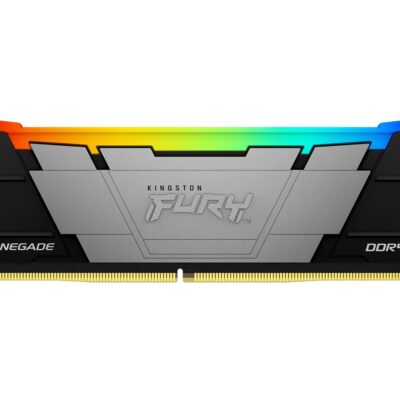 Kingston FURY Renegade RGB - DDR4 - módulo - 32 GB: 1 x 32 GB - DIMM de 288 contactos - 3600 MT/s / PC4-28800 - CL18 - 1.2 V - sin búfer - no ECC - negro