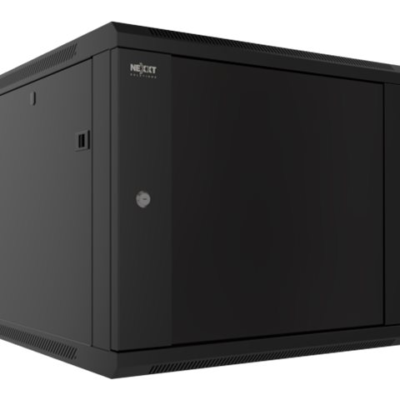 Nexxt Solutions - Rack armario - instalable en pared - RAL 9005, negro barniz - 12U - 19"