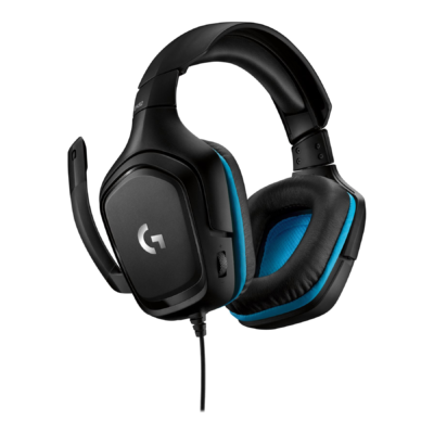 Logitech G432 - Auricular - 7.1 canales - tamaño completo - cableado - USB, conector de 3,5 mm - negro