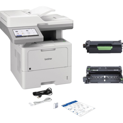 Brother MFC-L6915DW - Impresora multifunción - B/N - laser - A4/Legal (material) - hasta 52 ppm (impresión) - 520 hojas - 33.6 Kbps - USB 2.0, Gigabit LAN, Wi-Fi(n), NFC, host USB