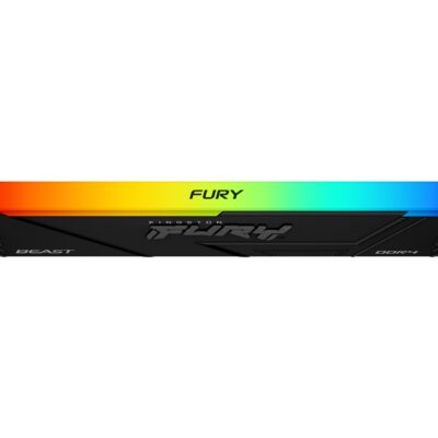 Kingston FURY Beast RGB - DDR4 - módulo - 32 GB - DIMM de 288 contactos - 3200 MT/s / PC4-25600 - CL16 - 1.35 V - sin búfer - no ECC - negro