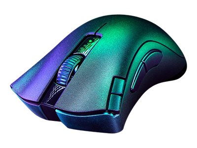 Razer DeathAdder V2 X HyperSpeed - Ratón - ergonómico - diestro - óptico - 7 botones - inalámbrico - 2.4 GHz, Bluetooth - receptor inalámbrico USB