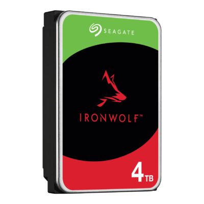 Seagate IronWolf ST4000VN006 - Disco duro - 4 TB - interno - SATA 6Gb/s - 5400 rpm - búfer: 256 MB - con Recuperación de datos Seagate Rescue de 3 años