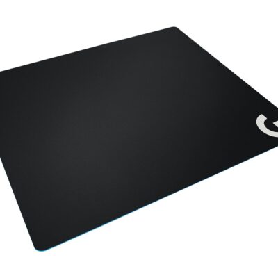 Logitech G G640 Large Cloth Gaming Mouse Pad, Optimized for Gaming Sensors, Moderate Surface Friction, Non-Slip Mouse Mat, Mac and PC Gaming Accessories, 460 x 600 x 3 mm; - Alfombrilla de ratón - negro