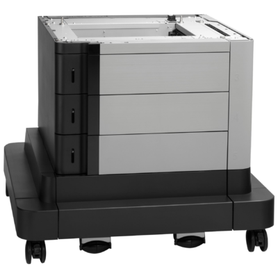 HP Paper Feeder and Stand - Base para impresora con alimentador de soportes - 2500 hojas en 3 bandeja(s) - para Color LaserJet Enterprise MFP M680; LaserJet Enterprise Flow MFP M680