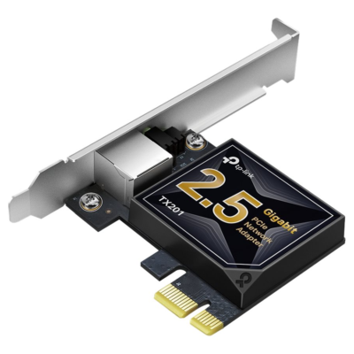 TP-Link TX201 V1 - Adaptador de red - PCIe 2.1 x4 perfil bajo - 100M/1G/2.5G Gigabit Ethernet x 1