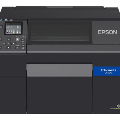 Epson ColorWorks CW-C6500A - Impresora de etiquetas - color - chorro de tinta - Rollo (21,59 cm) - 1200 x 1200 ppp - hasta 85 mm/segundo (monocromo) / hasta 85 mm/segundo (color) - USB 2.0, LAN, host USB 2.0 - cortador