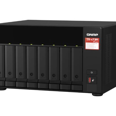 QNAP TS-873A - Servidor NAS - 8 compartimentos - SATA 6Gb/s - RAM 8 GB - Gigabit Ethernet / 2.5 Gigabit Ethernet - iSCSI soporta