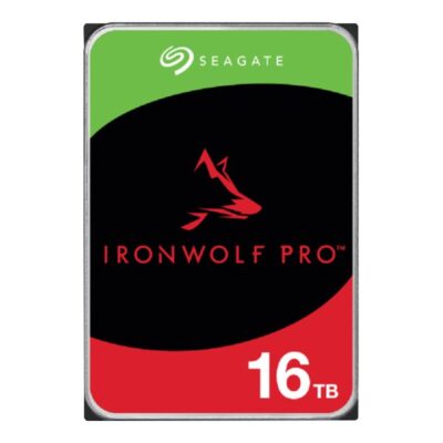 Seagate IronWolf Pro ST16000NT001 - Disco duro - 16 TB - interno - 3.5" - SATA 6Gb/s - 7200 rpm - búfer: 256 MB - con Recuperación de datos Seagate Rescue de 3 años