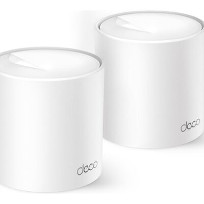 TP-LINK Deco X10 V1 - Sistema Wi-Fi - (2 enrutadores) - hasta 3900 pies cuadrados - malla 1GbE Doble banda