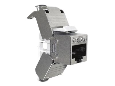 Nexxt - Inserto modular - CAT 6a - STP - RJ-45 - plata