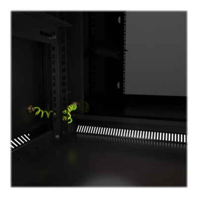 Nexxt Solutions - Rack armario - instalable en pared - RAL 9005, negro barniz - 18U - 19"
