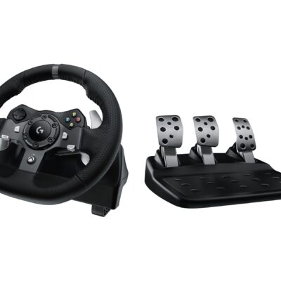 Logitech G920 Driving Force - Juego de volante y pedales - cableado - para PC, Microsoft Xbox One