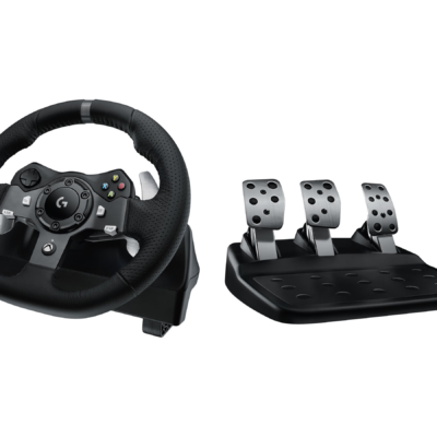 Logitech G920 Driving Force - Juego de volante y pedales - cableado - para PC, Microsoft Xbox One