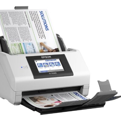 Epson DS-790WN - Escáner de documentos - Sensor de imagen de contacto (CIS) - a dos caras - 215.9 x 6096 mm - 600 ppp x 600 ppp - hasta 45 ppm (mono) / hasta 45 ppm (color) - Alimentador automático de documentos (ADF) (100 hojas) - hasta 7000 exploraciones por día - USB 3.0, Gigabit LAN, USB 2.0 (Host)