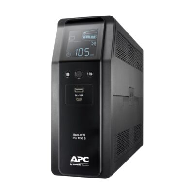 APC Back-UPS Pro BR1200SI - UPS - CA 220-240 V - 720 vatios - 1200 VA - USB - conectores de salida: 8 - negro