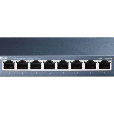 TP-Link TL-SG108 8-port Metal Gigabit Switch - Conmutador - sin gestionar - 8 x 10/100/1000 - sobremesa