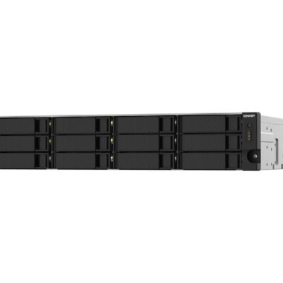 QNAP TS-1232PXU-RP - Servidor NAS - 12 compartimentos - montaje en bastidor - SATA 6Gb/s - RAID RAID 0, 1, 5, 6, 10, 50, JBOD, 60 - RAM 4 GB - Gigabit Ethernet / 2.5 Gigabit Ethernet / 10 Gigabit Ethernet - iSCSI soporta - 2U