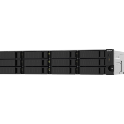 QNAP TS-1232PXU-RP - Servidor NAS - 12 compartimentos - montaje en bastidor - SATA 6Gb/s - RAID RAID 0, 1, 5, 6, 10, 50, JBOD, 60 - RAM 4 GB - Gigabit Ethernet / 2.5 Gigabit Ethernet / 10 Gigabit Ethernet - iSCSI soporta - 2U