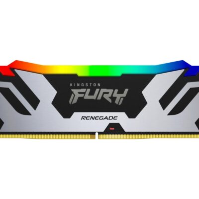 Kingston FURY Renegade RGB - DDR5 - módulo - 48 GB - DIMM de 288 contactos - 6000 MT/s / PC5-48000 - CL32 - 1.35 V - sin búfer - on-die ECC - negro y plata