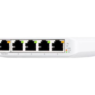Ubiquiti UniFi Switch USW Flex Mini - Conmutador - inteligente - 4 x 10/100/1000 + 1 x 10/100/1000 (PoE+) - sobremesa - PoE+