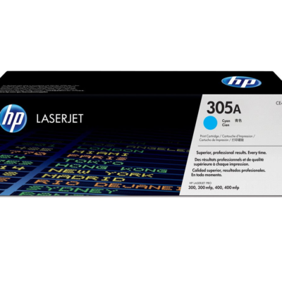 HP 305A - Cián - original - LaserJet - cartucho de tóner (CE411A) - para LaserJet Pro 300 M351, 400 M451, MFP M375, MFP M475