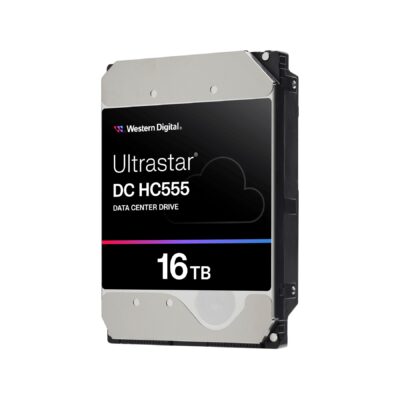 Western Digital WD Ultrastar DC H555 - Hard drive - Internal hard drive - 16 TB - 3.5" - 7200 rpm - SATA