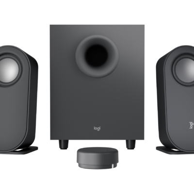Logitech Z407 - Android Edition - sistema de altavoces - para PC - canal 2.1 - inalámbrico - Bluetooth - USB - 40 vatios (Total) - gris grafito