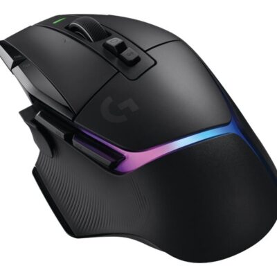 Logitech G G502 X PLUS - Ratón - óptico - 11 botones - inalámbrico - 2.4 GHz - receptor USB de Logitech LIGHTSPEED - negro