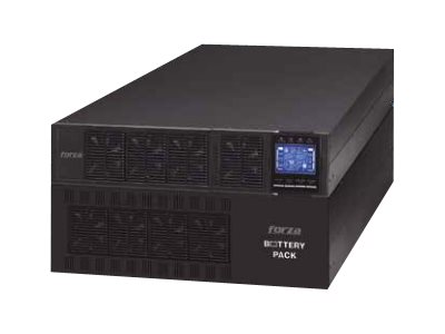 Forza Atlas FDC-206KMR - UPS (montaje en rack / externo) - AC 110-300 V - 6000 vatios - 6000 VA - 9 Ah - RS-232, USB - 2U - negro