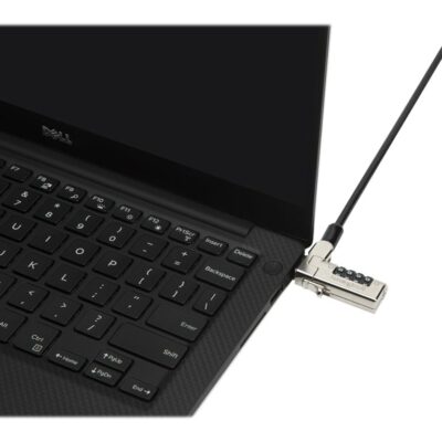 Kensington Slim N17 Combination Laptop Lock for Wedge-Shaped Slot - Bloqueo de cable de seguridad