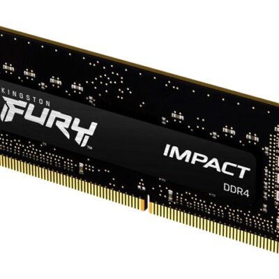 Kingston FURY Impact - DDR4 - módulo - 16 GB - SO-DIMM de 260 contactos - 3200 MHz / PC4-25600 - CL20 - 1.2 V - sin búfer - no ECC - negro