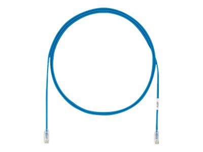 Panduit TX6A-28 Category 6A Performance - Cable de interconexión - RJ-45 (M) a RJ-45 (M) - 2 m - UTP - CAT 6a - IEEE 802.3at - atornillado, sin halógenos, sin enganches, sólido - azul