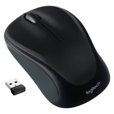 Logitech M317 - Ratón - óptico - inalámbrico - 2.4 GHz - receptor inalámbrico USB - negro