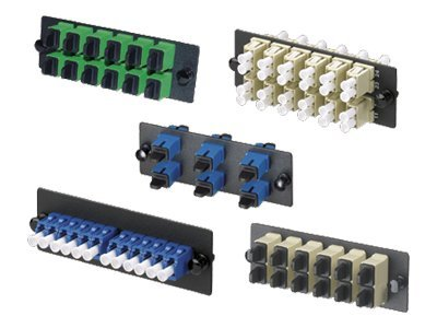 Panduit Opticom Fiber Adapter Panels - Tablero de conexiones - azul - 6 puertos