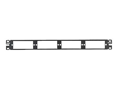 Panduit - Adaptador de tablero de conexiones - negro - 19"